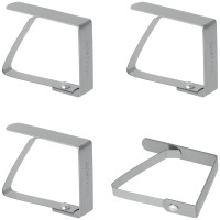 Pöytäliinaklipsi 4 kpl RST Metaltex
