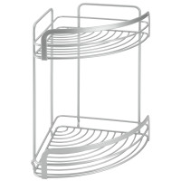 Suihkuhylly kulma Viva! 2 tasoinen 20 x 20 x 30 cm