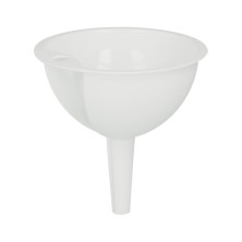 Suppilo muovi 10 cm valkoinen Metaltex