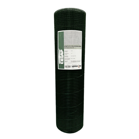 Hitsattu verkko PVC Cetap  1 x 25 m, 12,7 x 12,7 mm