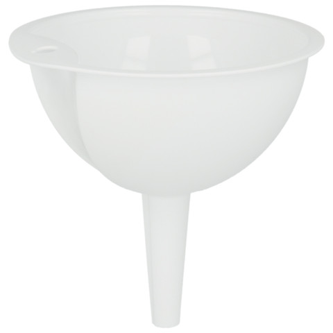 Suppilo muovi 14 cm valkoinen Metaltex