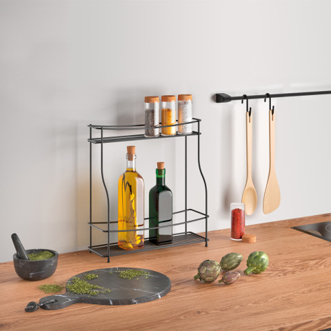 Maustehylly Balsamico 2 kerrosta