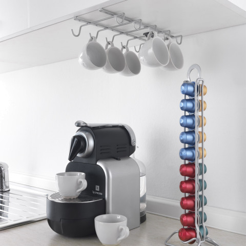 Kahvikuppiteline My-Mug 10 mukille harmaa