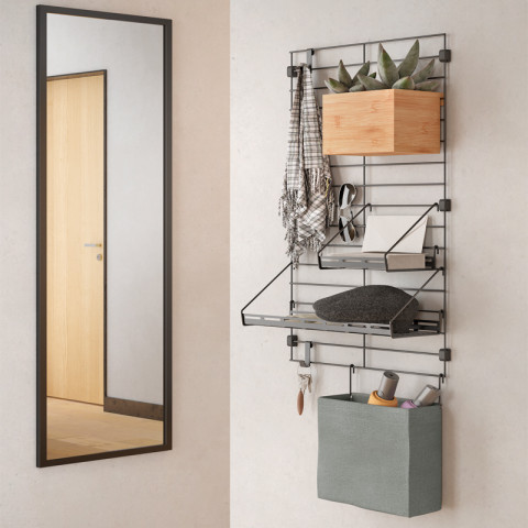 Ritiläpaneeli Mural Line musta