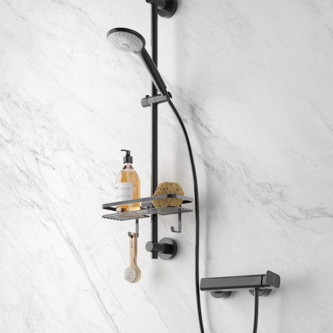 Suihkuputken hylly Lava 29x11x9cm