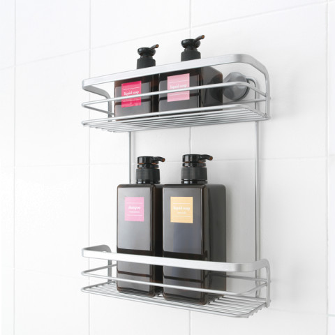 Suihkuhylly Viva! 2-tasoinen 26 x 10 x 30 cm