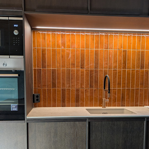 Seinälaatta Hope 6 x 25 Ocre glossy